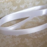 3/8″ White satin ribbon (5yds) 3/8″ White satin ribbon (5yds)